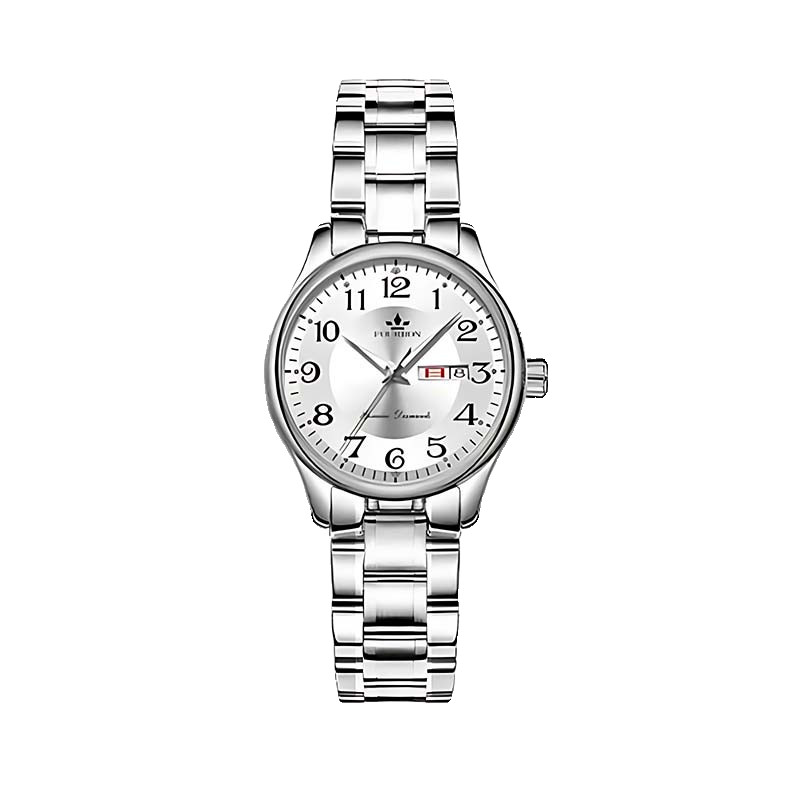 relogio feminino luxo relogio feminino Simples fundo transparente automático puro relógio mecânico grande relógio Digita