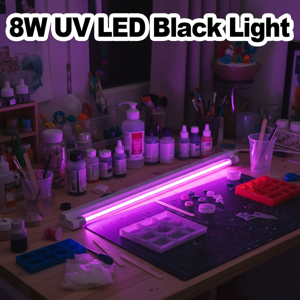 UV 365nm Luz Preta Ue-Plug 220V T5 Led Tubo Fluorescente Lâmpada Roxo Decoração De Casa Palco Festa Atmosfera Resina Amb