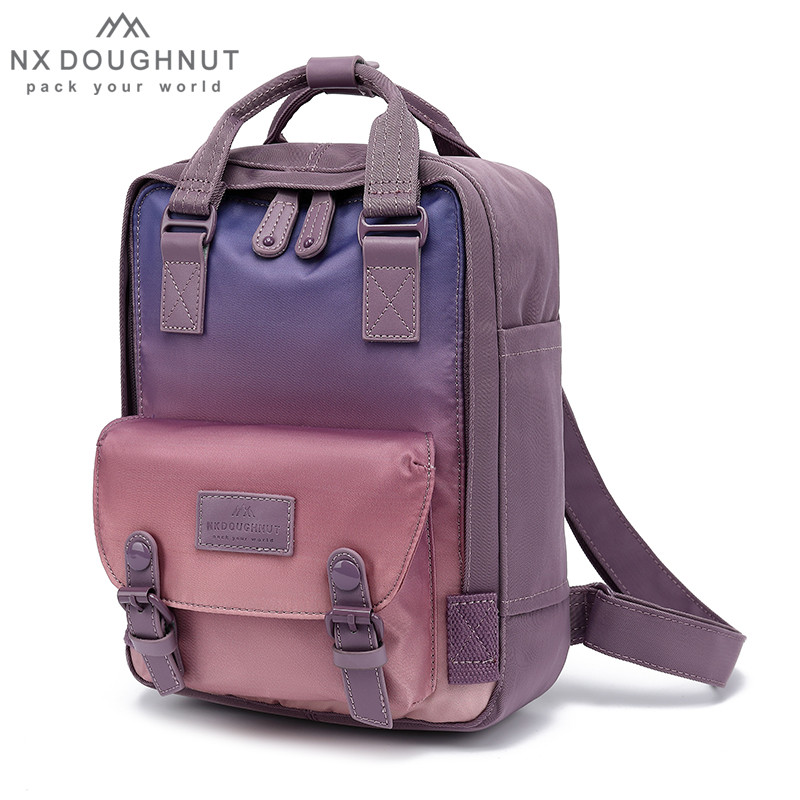 [Autêntico oficial] Mini mochila Donut genuína mochila feminina estudante ins bo