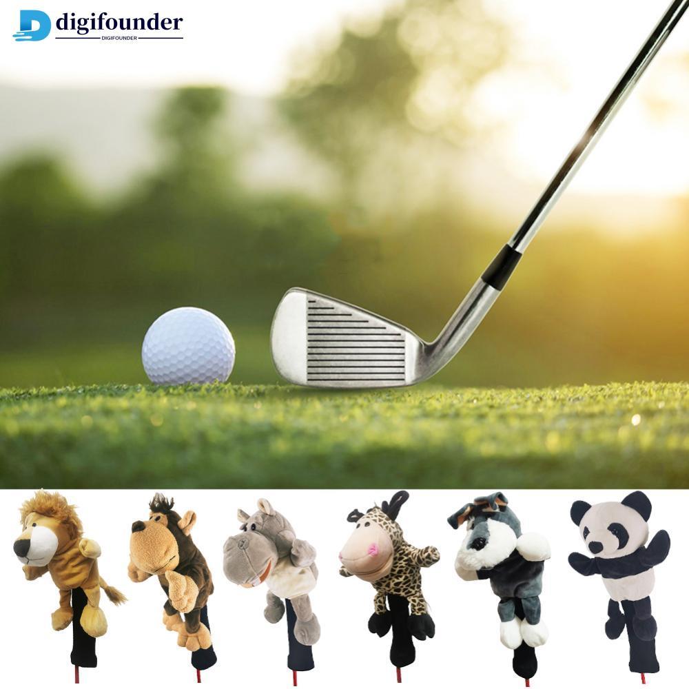DIGIFOUNDER Bonito Animal Motorista De Golfe Cabeça Capa No . 1 Protetor Macio Durável Clube Putter Cobre G2Y1