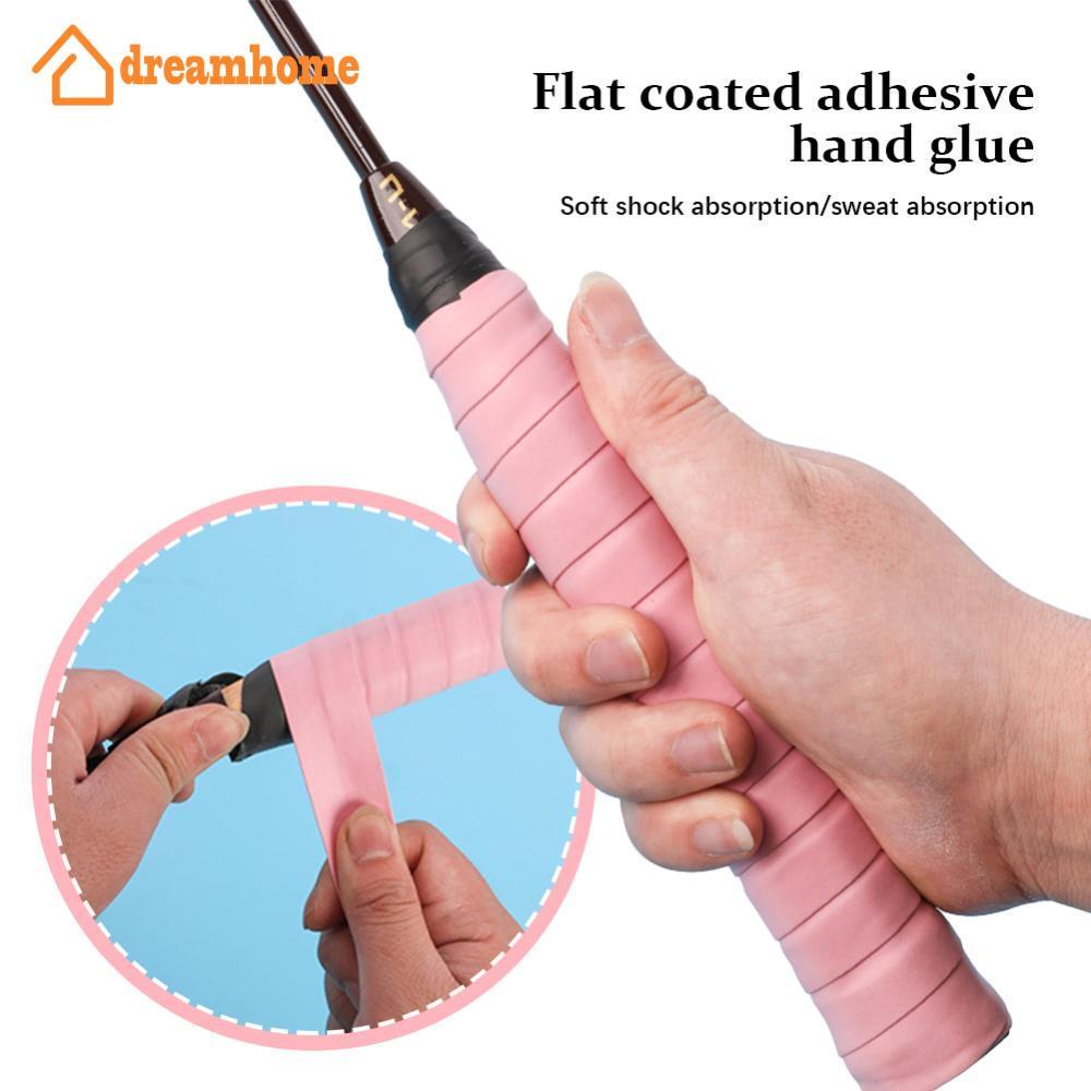DREAMHOME Anti Deslizamento Tênis Overgrip Raquete De Sweatband Apertos Padel Absorção De Choque Fita Aperto Acessórios