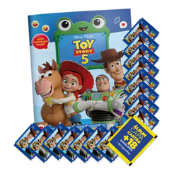 Toy Story 5 Álbum Capa Mole+18 Envelopes(90 Figurinhas) - Panini - Oficial Disney Pixar