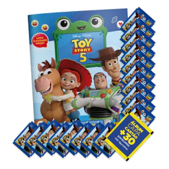 Toy Story 5 Álbum Capa Mole+30 Envelopes(150 Figurinhas) - Disney Pixar