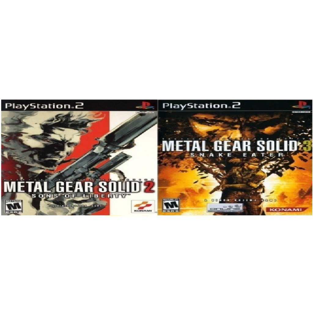Games PS2 Jogos 2 Metal Gear y Games DVD's