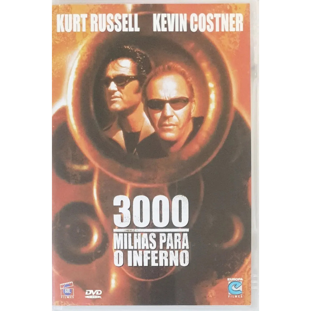 Dvd 3000 Milhas Para O Inferno Kurt Russel Kevin Costner