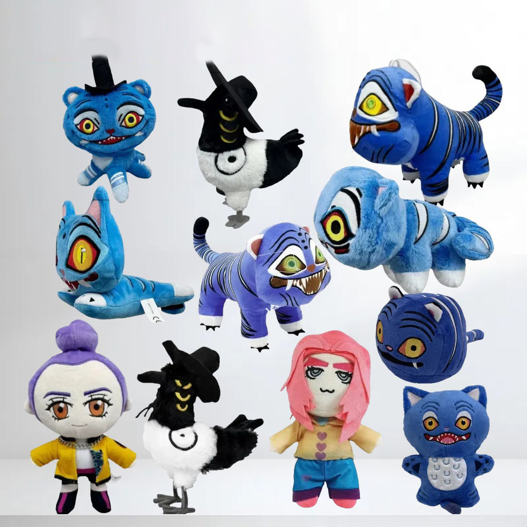 Demônio caçadores demônios caçadores boneca tigre pega boneca de pelúcia Sacramento brinquedo de pelúcia