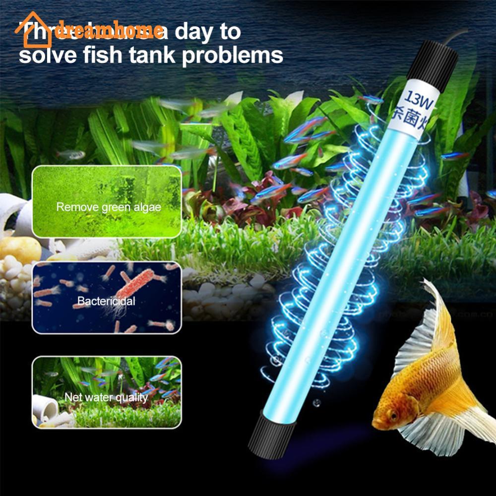 DREAMHOME 5W/7W/9W/11W/13W Aquário UV Esterilizador Lâmpada Luz Limpador De Água Para De Tanque De Peixes Esterilização