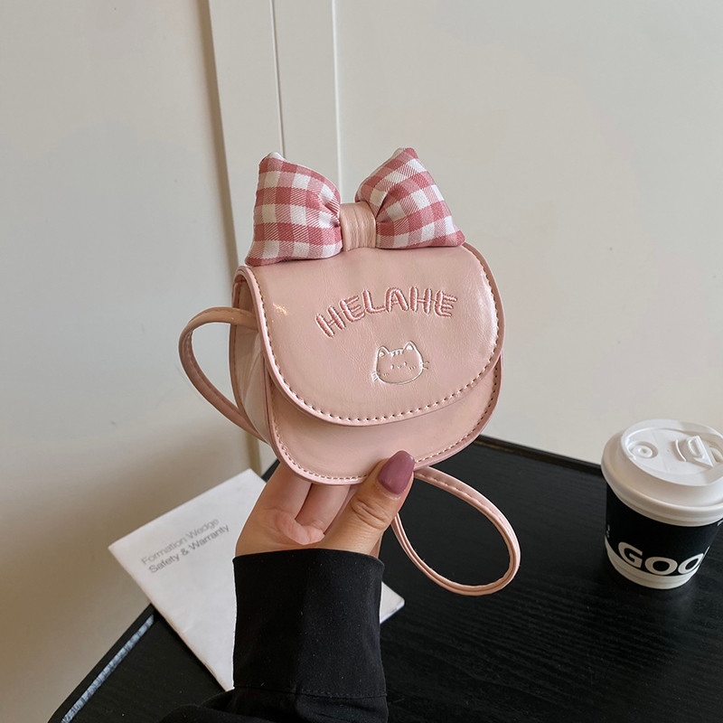 Macaron crianças meninas moda pequena mochila influenciador moda Bowknot pequena fragrância princesa bebê menina pequeno