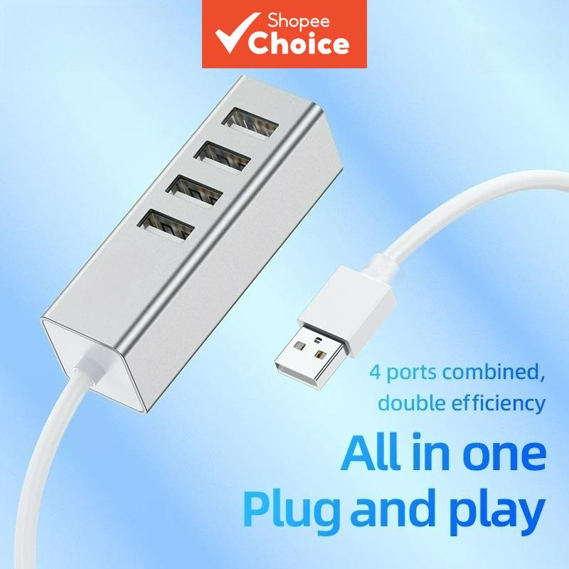 Hub 4 USB Line Machine Splitter Adaptador 2.0 Para Acessórios De Soquetes De Expansão De Computador Portátil