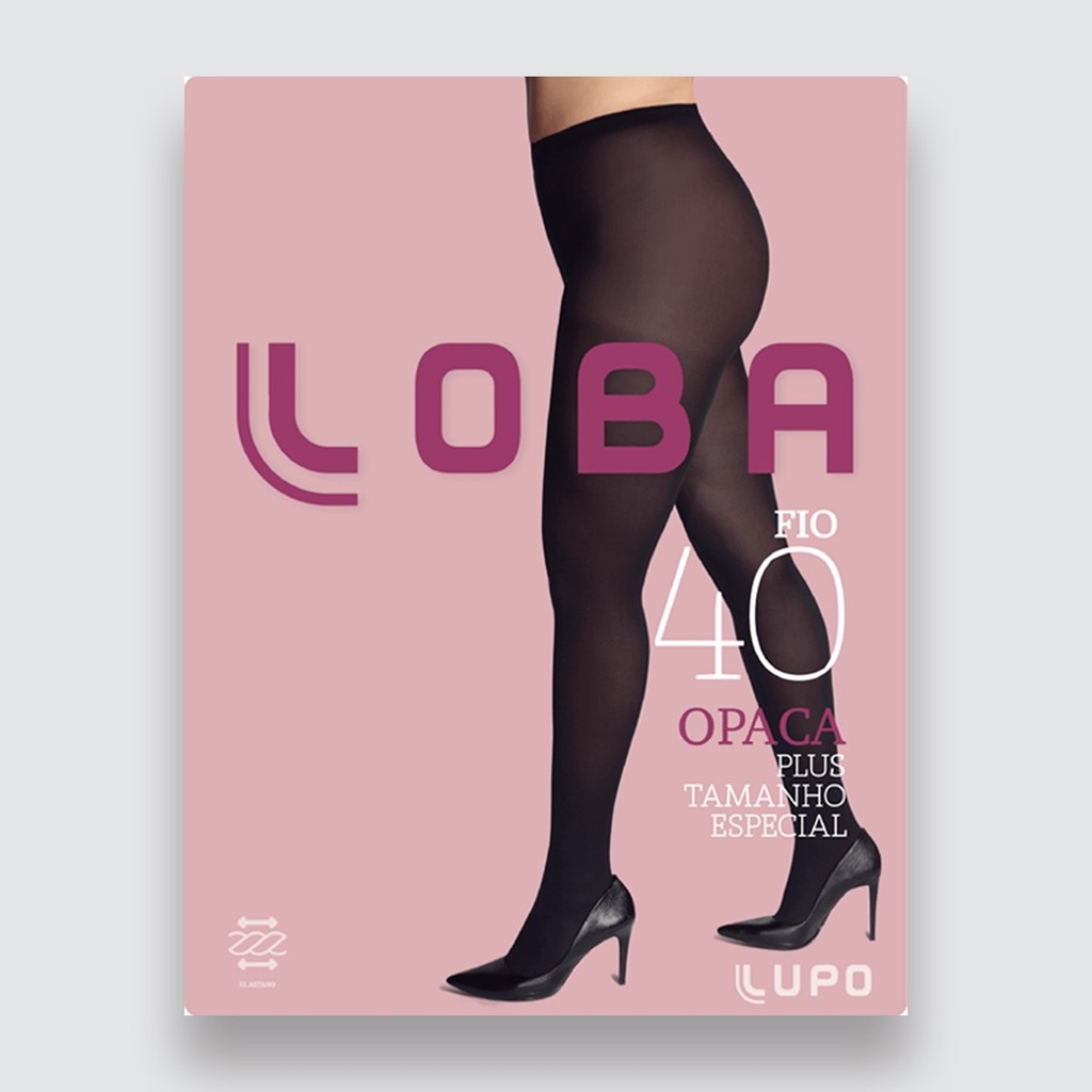MEIA CALCA LOBA FIO 40 PLUS SIZE  05837