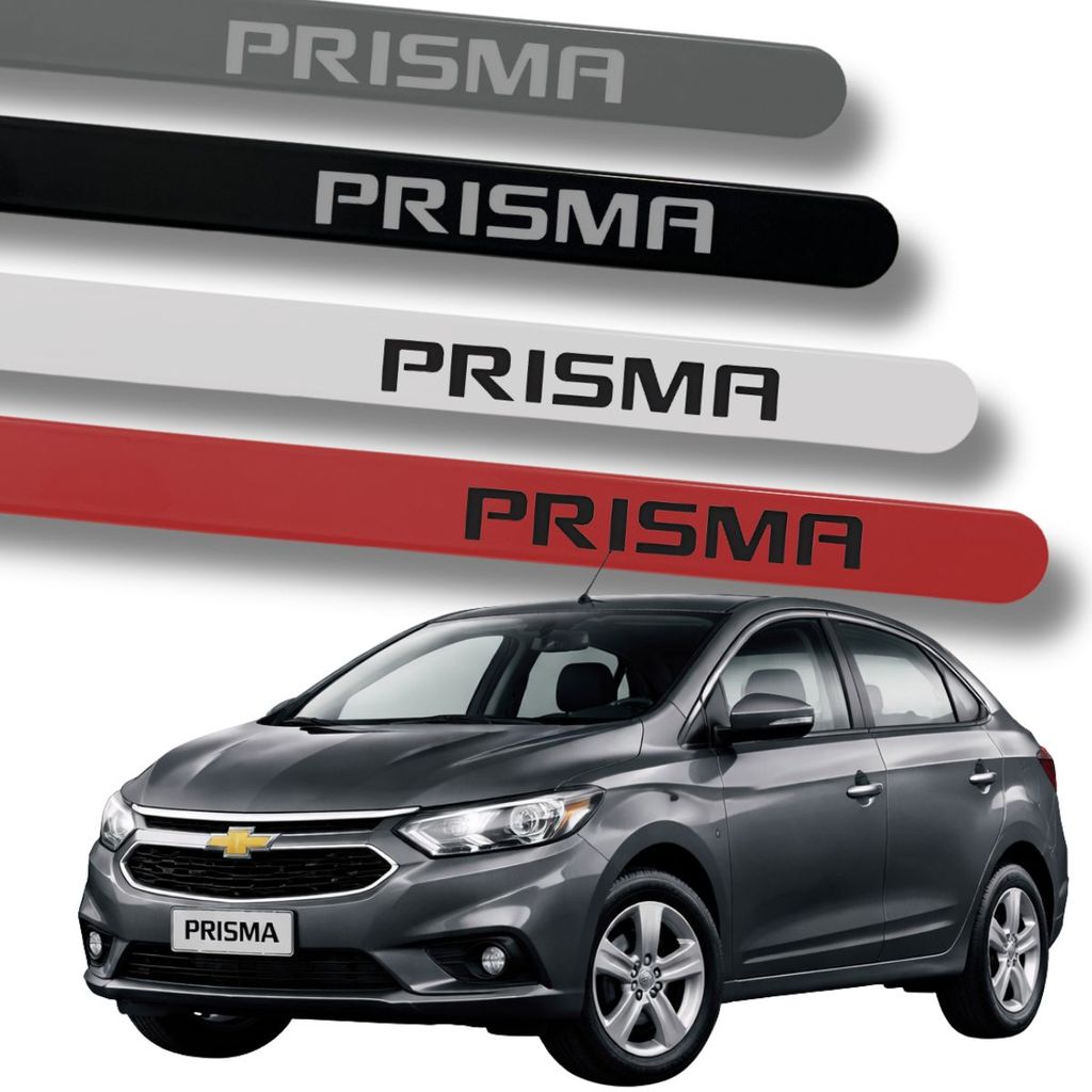 Jogo Friso Prisma Protetor Porta Ponta Redonda Grafia Cores