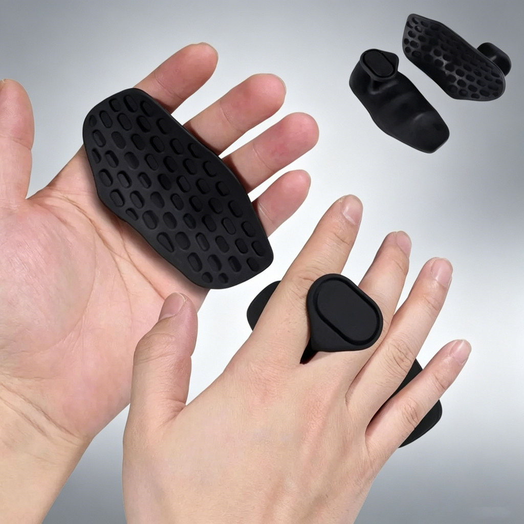 Luva Grip Academia Protetor Palmar Antiderrapante Musculação Crossfit Hand Grip Borracha Levantamento Peso Treino