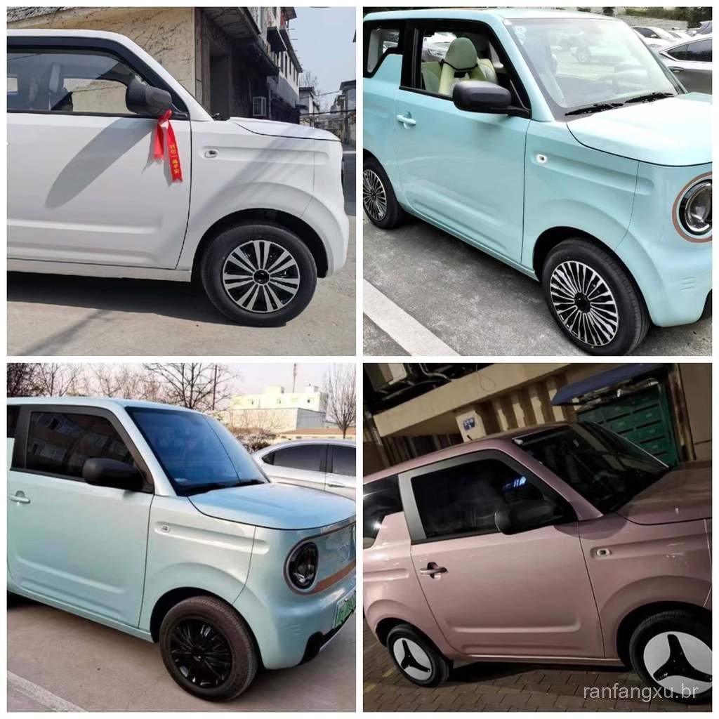 Cubo de roda Geely com aro de ferro Panda, capa de roda mini de 14 polegadas, modificação de capa mini 13 para veículos