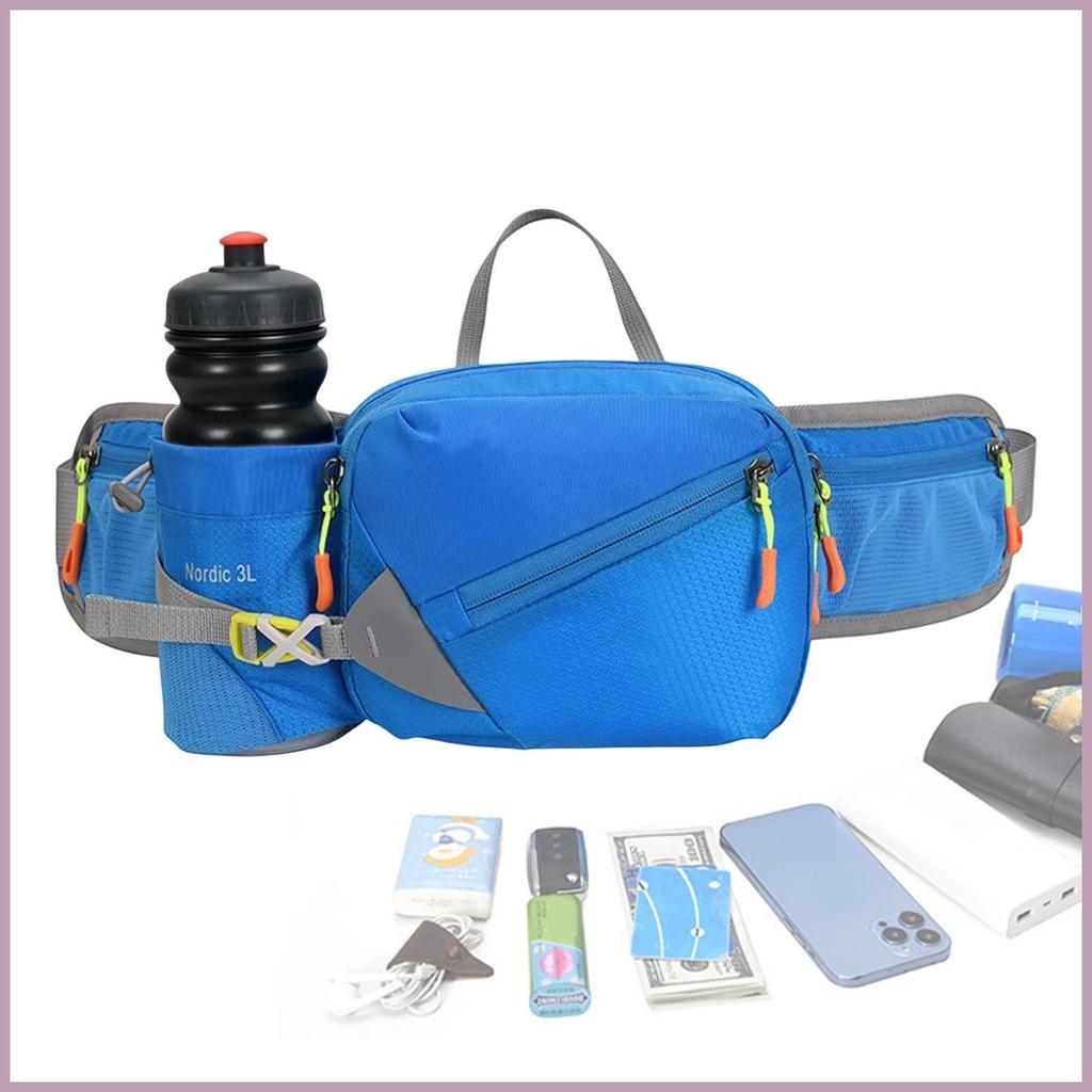 Pacote De Cintura Com Suporte Para Garrafa De Água , Cinto De Telefone Corrida , Hidratação , Pochete Mulheres , Homens 