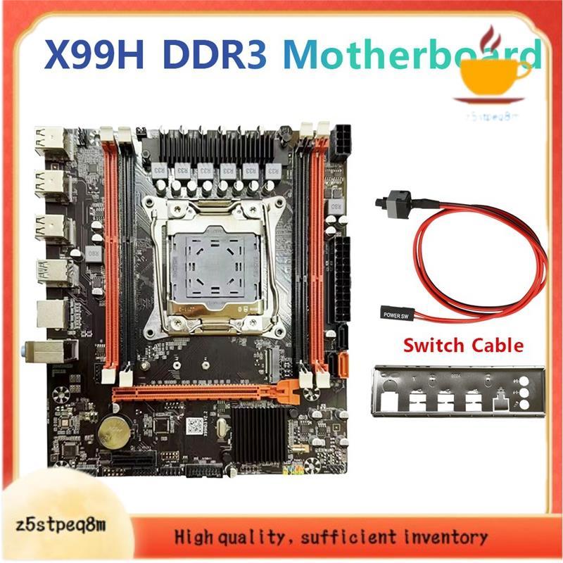 Kit De Placa-Mãe X99H DDR3 4X Slots DDR3 M . Suporte 2 NVME Para CPUs E5-26XX V3 E5-2678 2696 2629 V3 Em Pacote LGA2011-