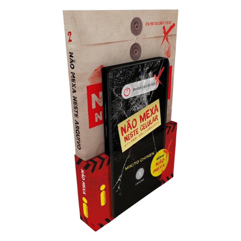Série Não Mexa - Não Mexa Neste Celular + Não Mexa Neste Arquivo - Mikito Chinen - Livro Físico