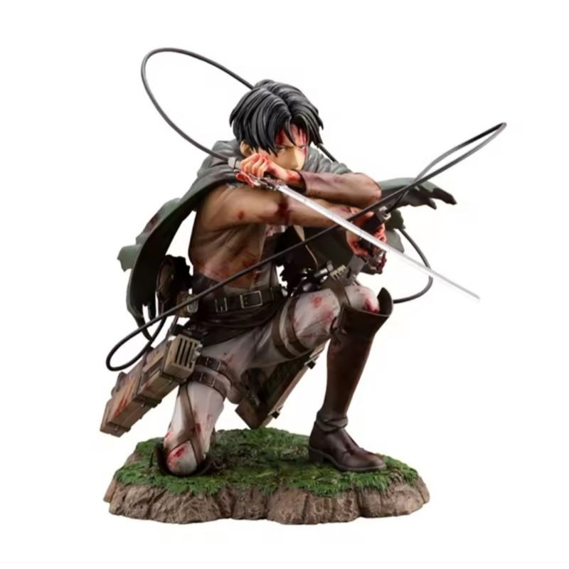 Action Figure Levi Ackerman  Attack On Titan Boneco Estatueta Colecionavel  Shingeki no Kyojin