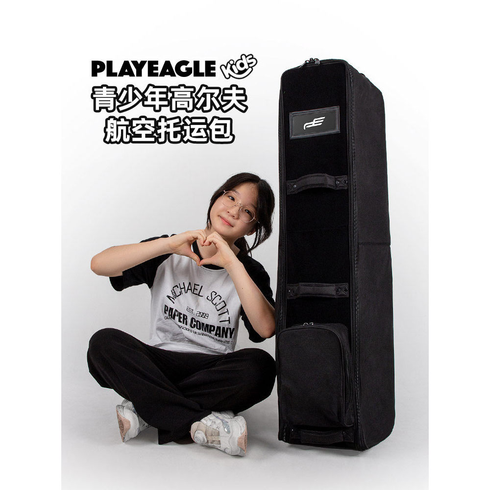 PLAYEAGLE Golf Air Consignação Bolsa Crianças Bola com Rodas Bolsa Capa Avião Bolsa de Viagem para Jovens