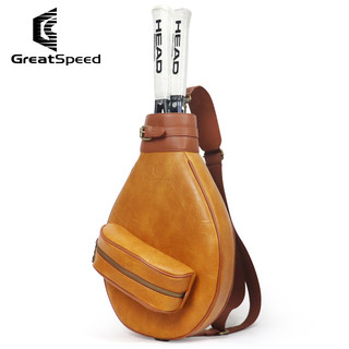 Quatro GreatSpeed GreatSpeed GreatSpeed Bolsa de tênis Bolsa de Badminton Adulto Bolsa mensageiro de um ombro Bolsa retr