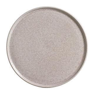 Conjunto com 12 Pratos Raso Basic Sandy Ø25cm