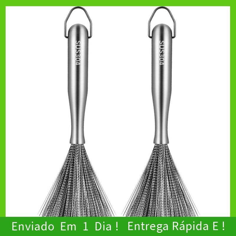 - joyce Escovas De Aço Inoxidável 304 Cozinha Para Pratos Remover Bagunças Teimosas Ferro Fundido , Panelas , Frigideira
