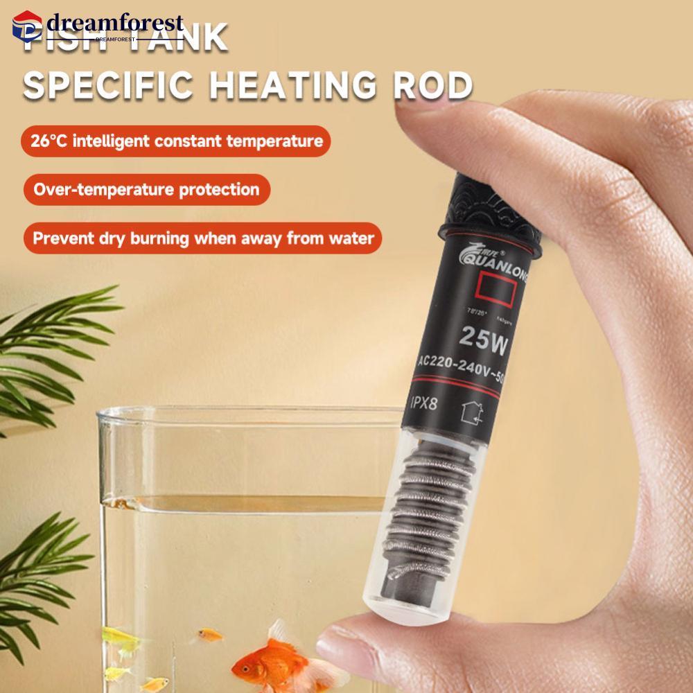 DREAMFOREST USB/Plug Mini Aquecedor De Aquário Seguro Camarão/Taruga/Peixe/Répteis 27-26 Termostato Basking Pequeno Tanq