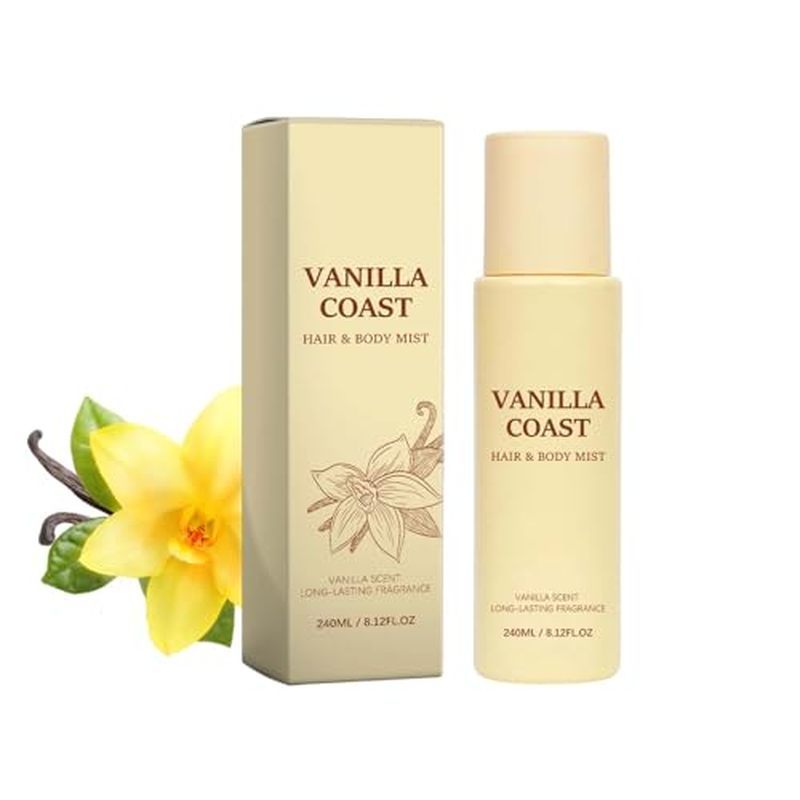 E Praia , Névoa Spray Fresca , Mulheres , No Corpo (2PC) Travel Coast Vanilla Hair Coco fl Hidratante oz & amp ; , Para