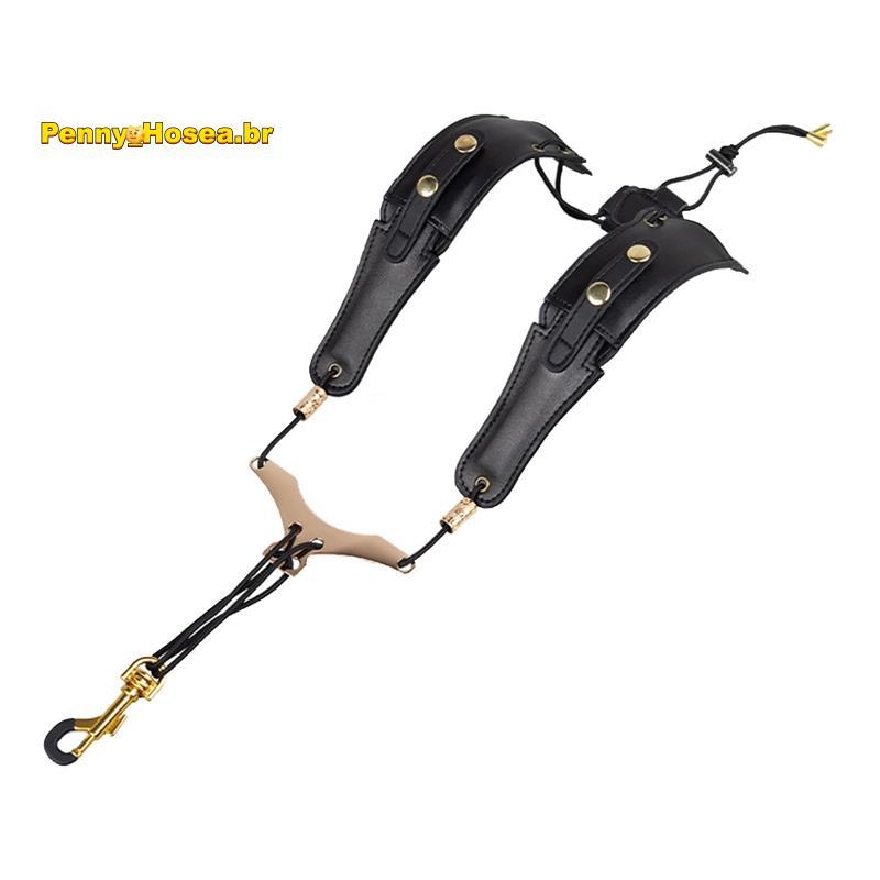 [Vendas Quentes P] Saxofone Ombro Pescoço Alça Arnês Sax Instrumentos Musicais Acessórios