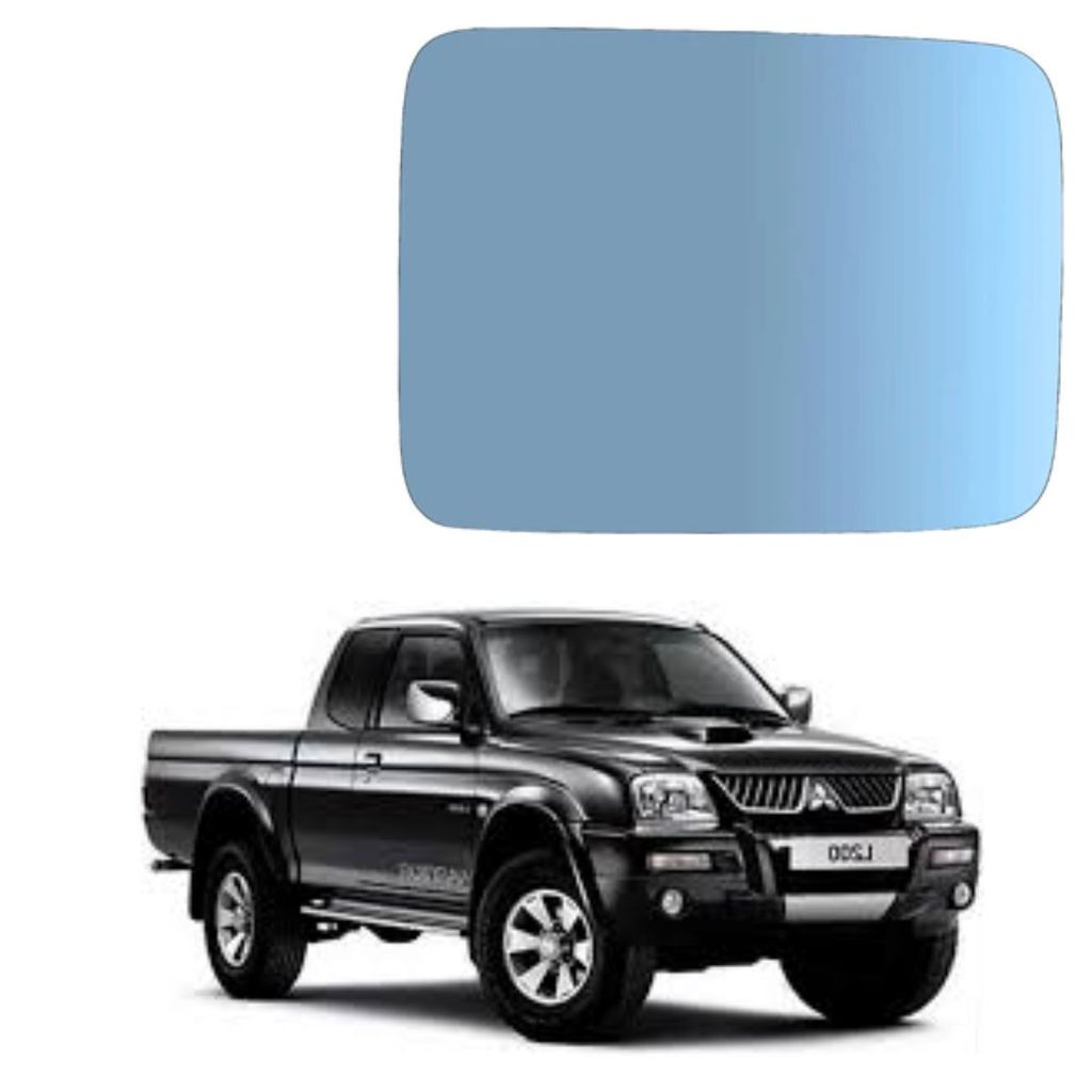 LENTE ESPELHO RETROVISOR AZUL MITSUBISHI L200 91-02 CONV LD