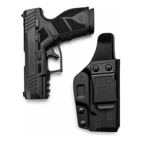Coldre Velado Tag Polímero Taurus Gx2 G2c G3c Pt111 Pt140 Destro Preto