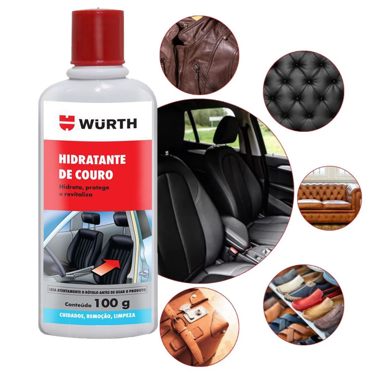 Hidratante de Couro 100ml WURTH