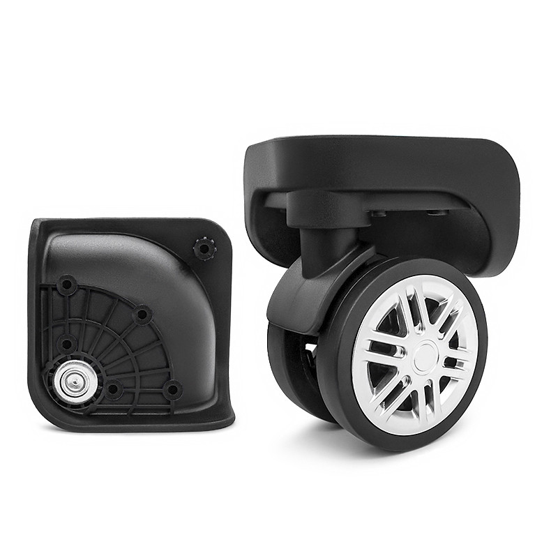 W221#行李箱静音轮替换 Estojo para carrinho de viagem de beleza Roda Universal para reparo Samsonite Reel Roda de bagagem