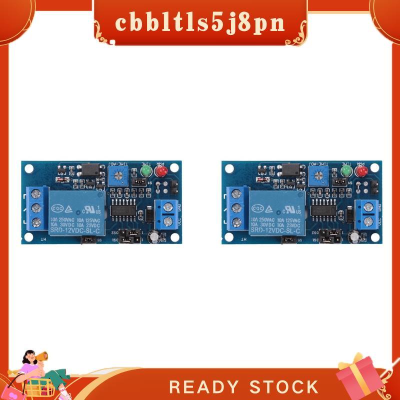 cbbltls5j8pn 2X 12V DC Atraso Relé Ligar/Módulo De Interruptor De Desligamento Com Temporizador