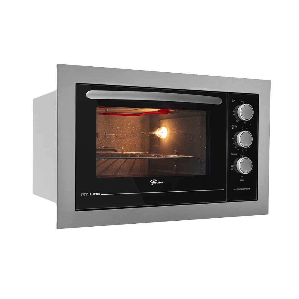 Forno Elétrico Fischer Fit Line Embutir 48 Litros Inox 220v · foto 2