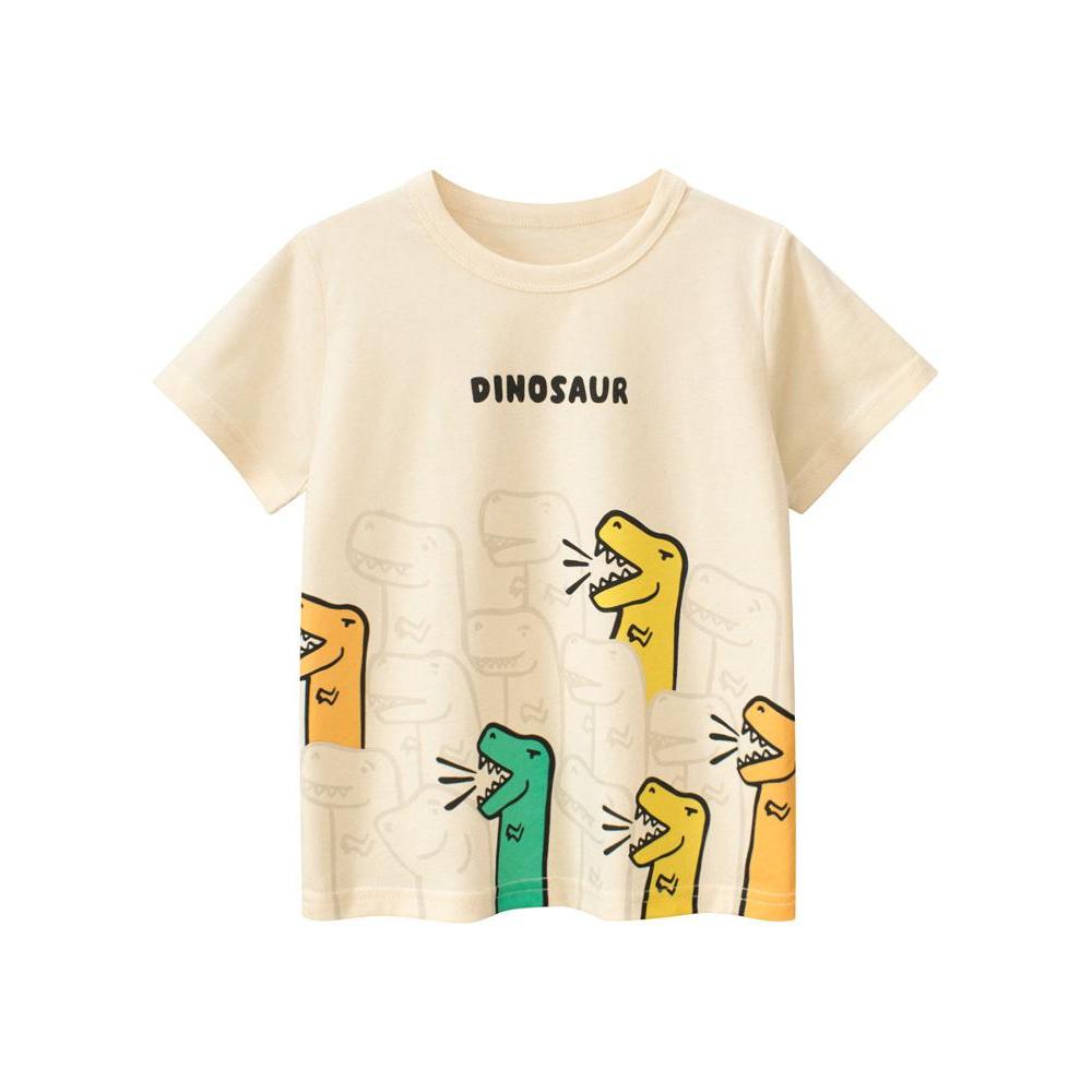 27 crianças puro algodão roupas infantis meninos verão manga curta camiseta estilo ocidental médio pequenas crianças ver