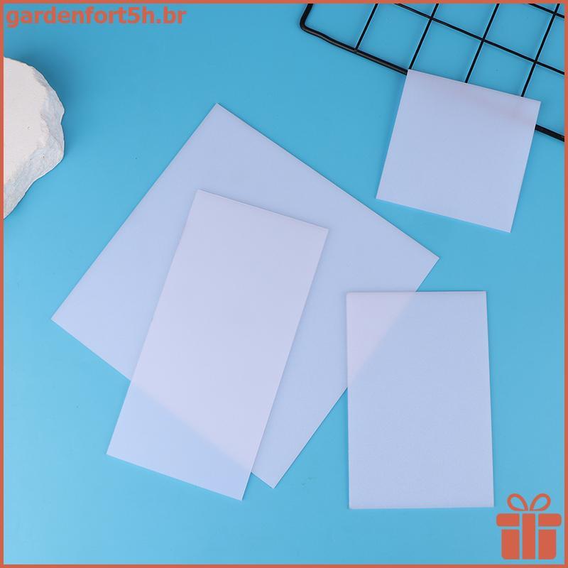 GARDE 1 Pcs Folha Difusora Acrílica Thiness Plástico Led Light Milky Translúcido Blanks Plate ,