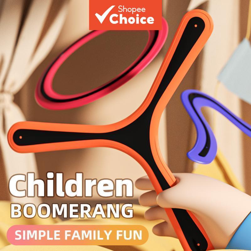 Boomerang de Segurança para Crianças - Atividade Esportiva e Fitness ao Ar Livre com Disco Frisbee para Jogos