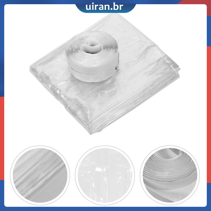 120 X110cm Películas Para Janela Inverno Isolamento Externo Clima Frio 120X100CM Transparente uiran