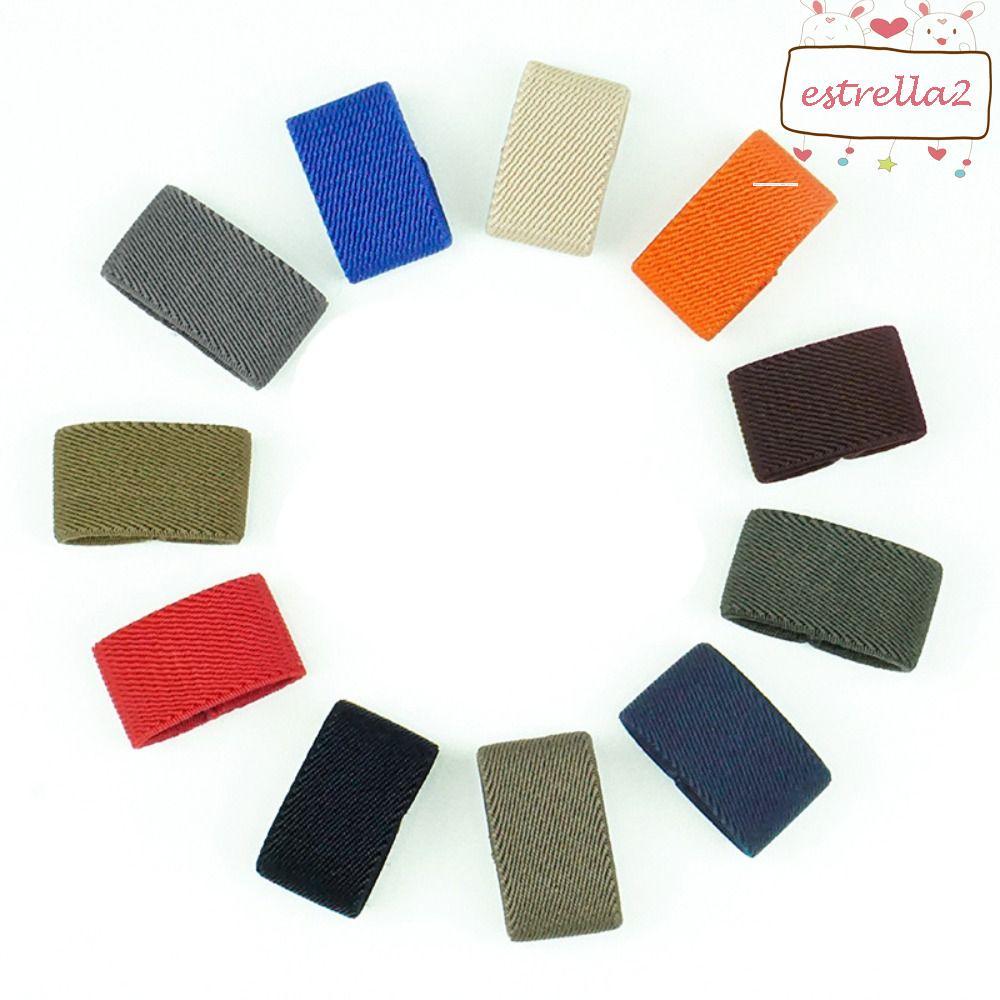 AESTRELLA Cinto Elástico Anel Cauda Fixação Intermediário De Dedo DIY Couro Artesanato Nylon Clipe Keeper Para Calças Fi