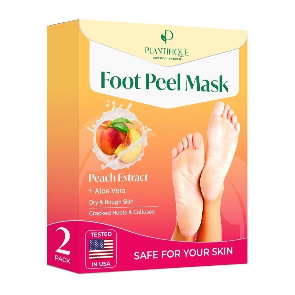 Máscara Esfoliante para os Pés Plantifo - Removedor de Calosidades para Pés Macios como os de Bebê |   Removedor de Pele