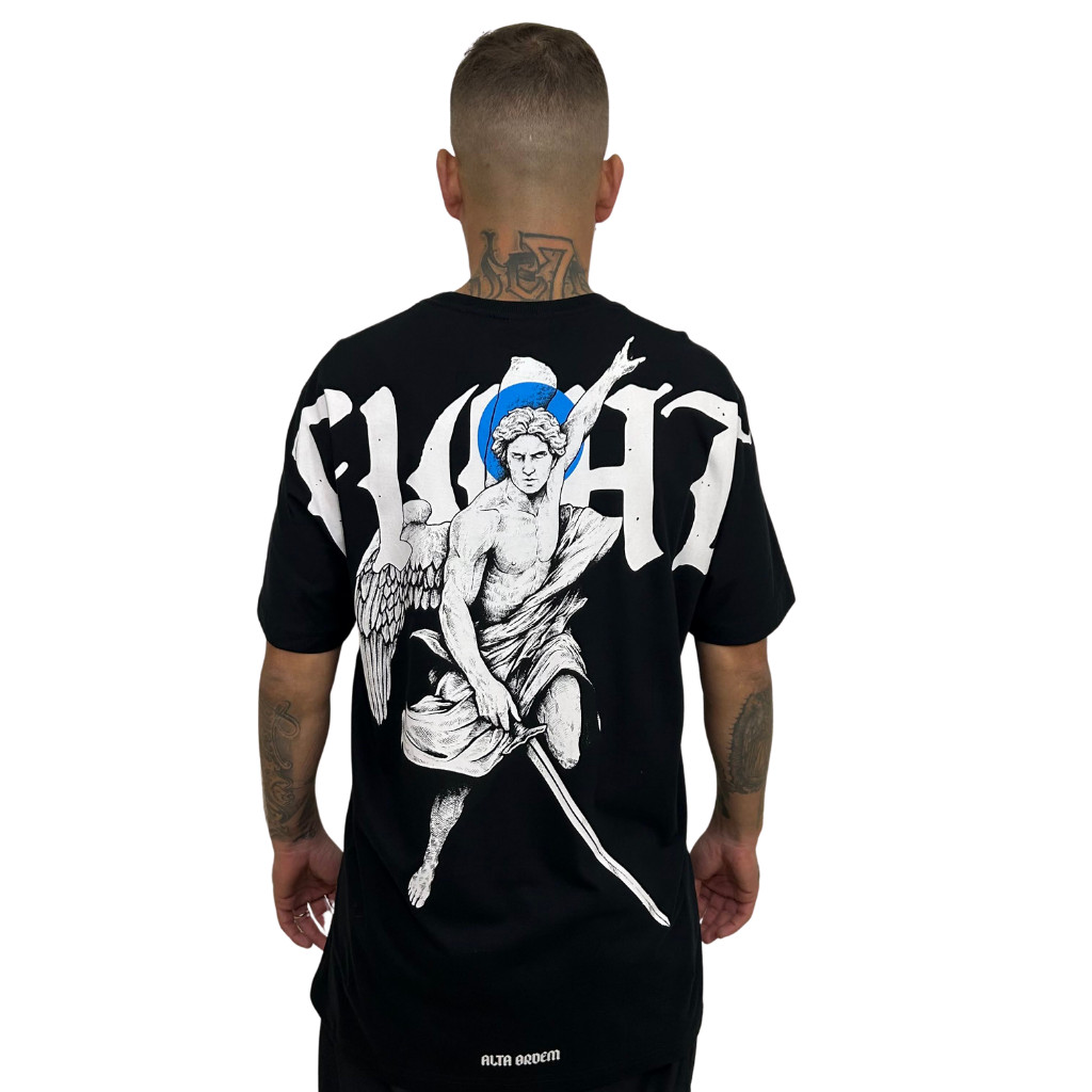 Camiseta Mcd Arcanjo Miguel MJ Nova Ordem Original Masculino