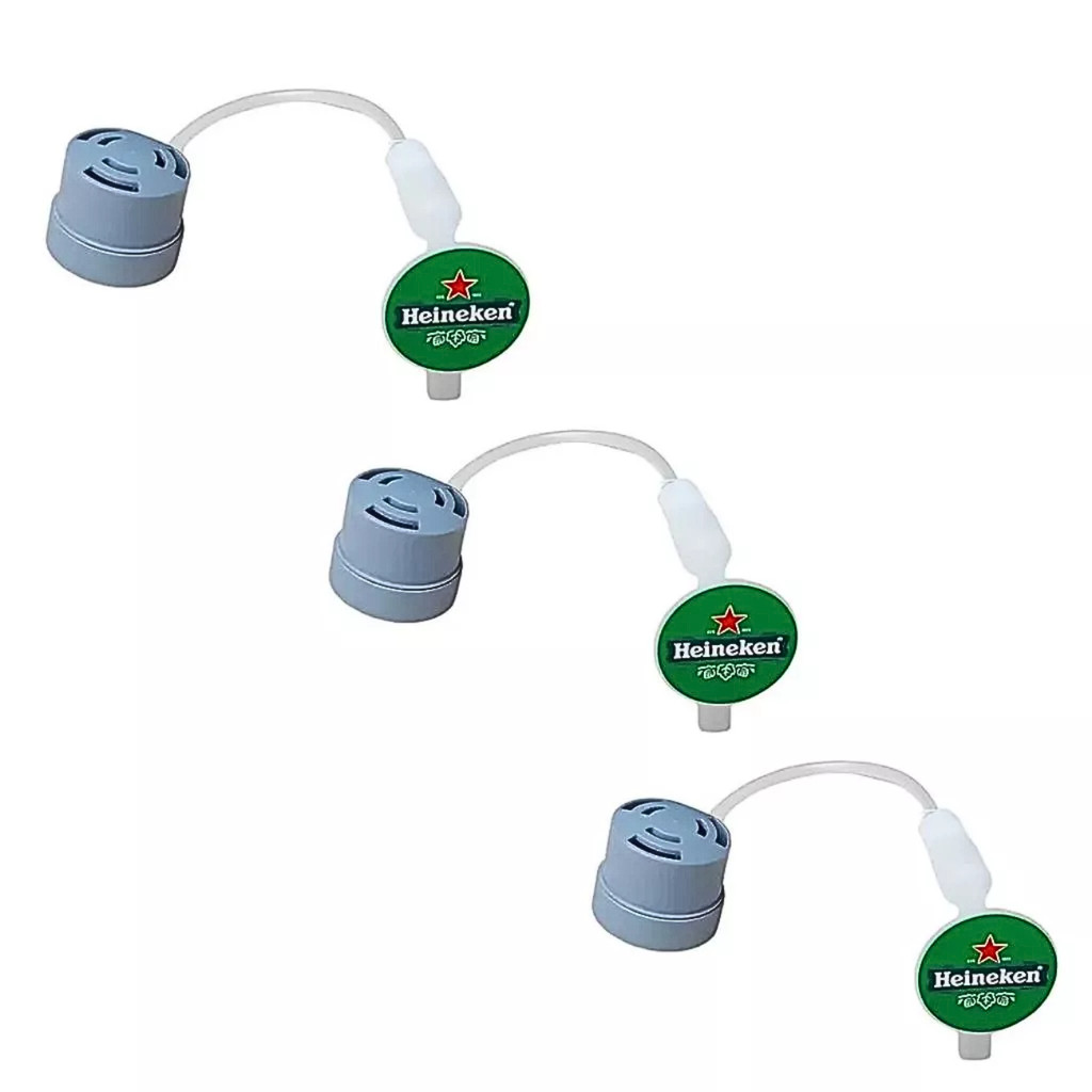Kit 3 Tubos P/ Chopeira Heineken Beertender Krups B100/ B101