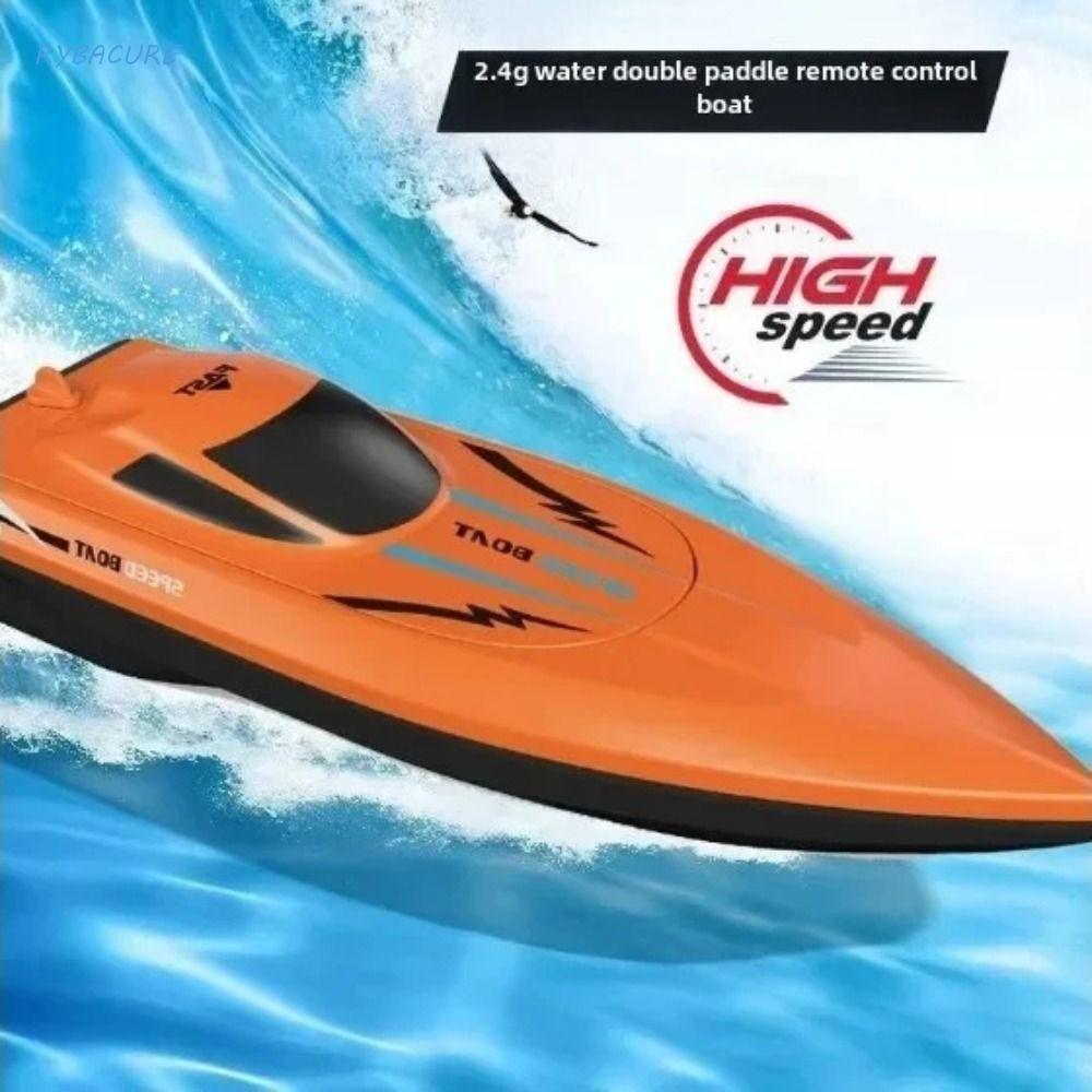 Barco De Controle Remoto RYBACURE , Barcos RC De Corrida À Prova D'água De Longa Duração , Brinquedo De Lancha Sem Fio P