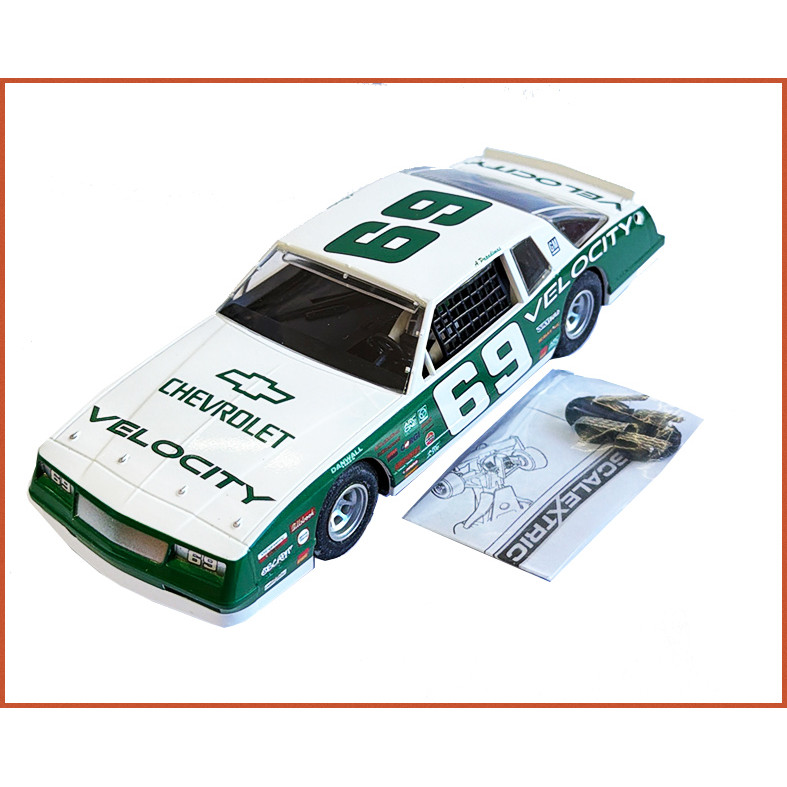 Miniatura Carro autorama Nascar Chevrolet Monte Carlo #69 1987- escala 1/32
