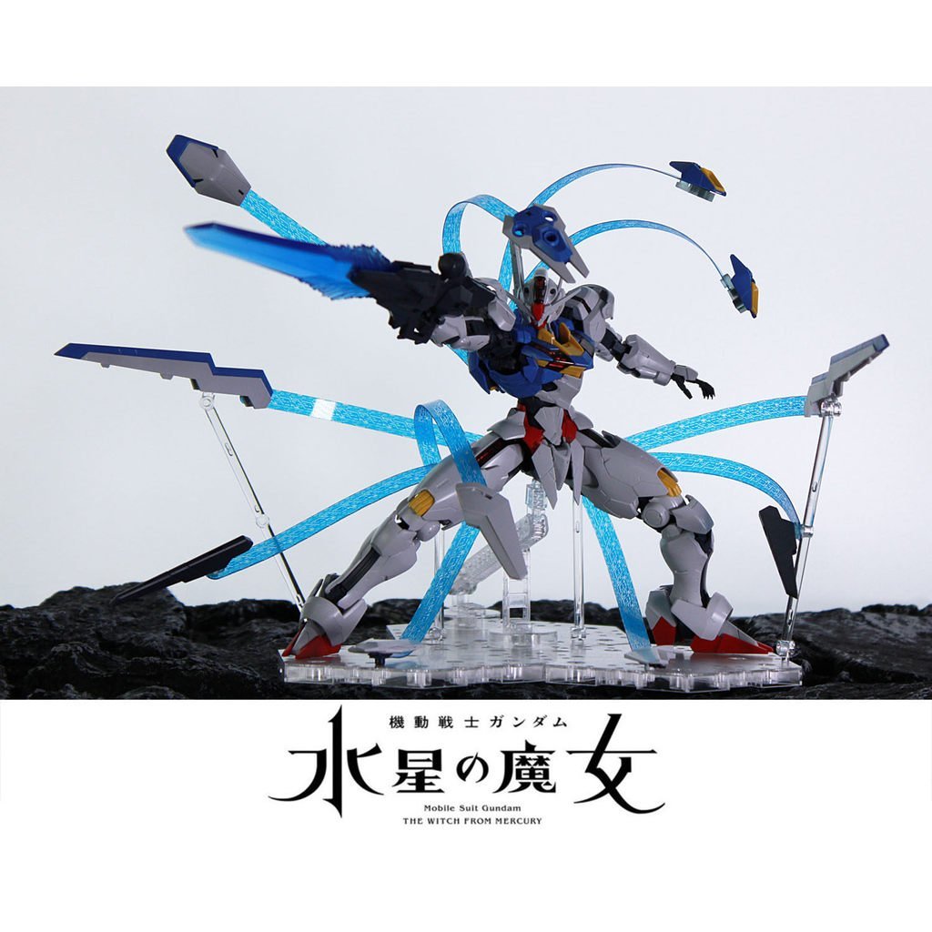 HG fm Mercury Witch Wind Spirit Gun Efeitos Especiais Partícula Banda Transparente Peça Impressa em 3D QNTZ