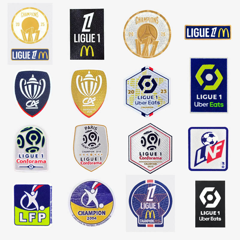 PSG Paris Emblema de futebol Ligue Patch de futebol Patch de honra Lyon Camisa Patch personalizado