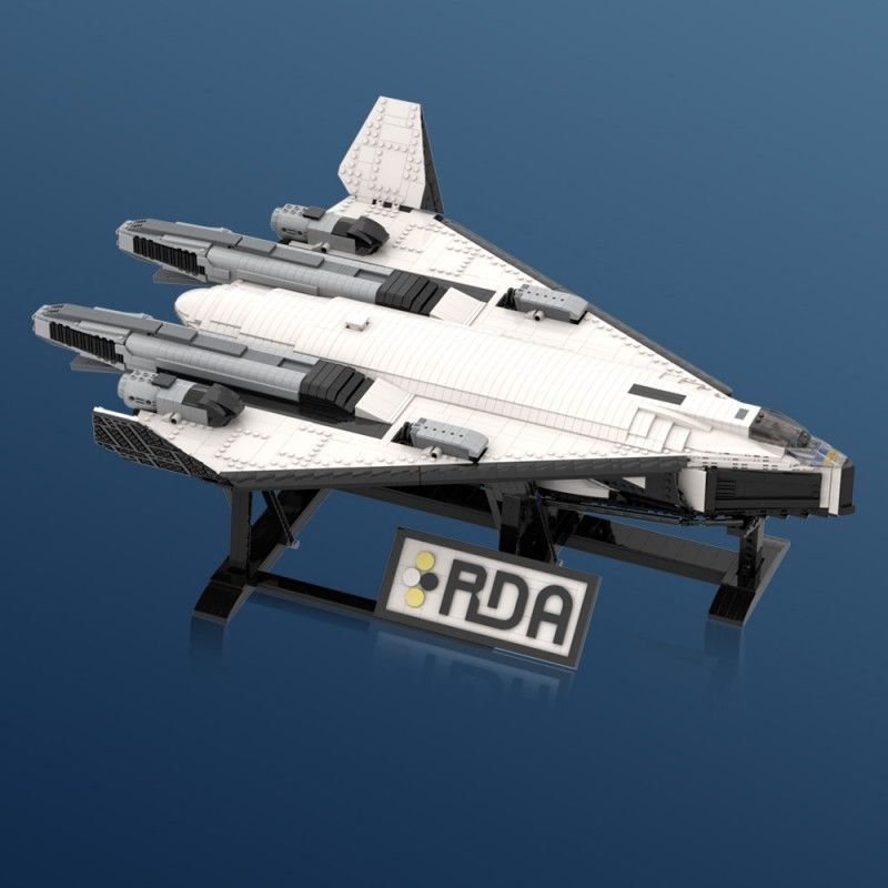 Zhuzhou Liying Trading Co., Ltd. Filme televisão Avatar Valkyrie SSTO TAV 37B-Class Shuttle ônibus nave espacial brinque