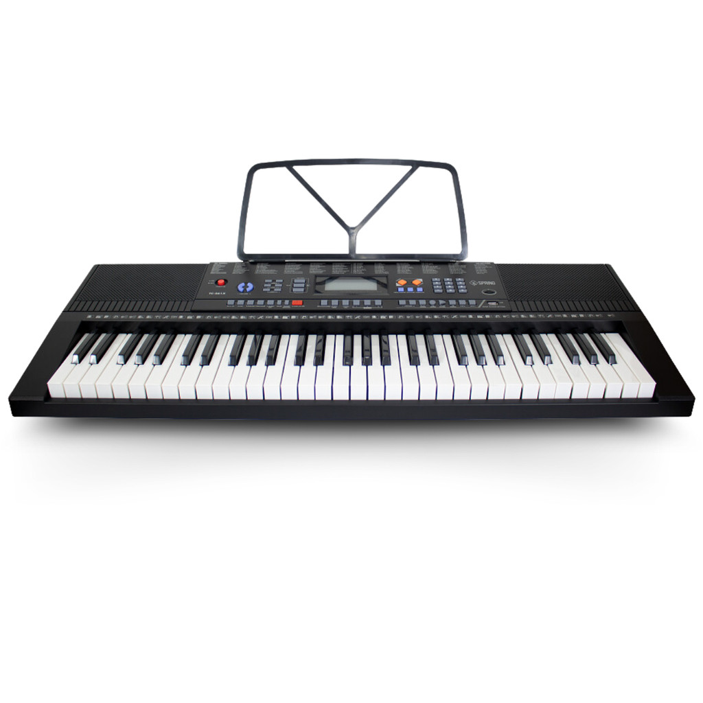 USADO Teclado Musical Spring 61 Teclas USB Timbres E Ritmos
