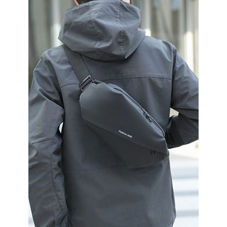 Bolsa de peito bolsa mensageiro masculina pequena na moda ins All-Match bolsa de cintura para celular grande capacidade 