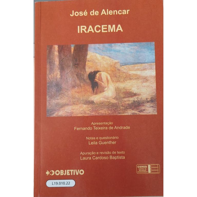 Livro Iracema Lenda do Ceará de José de Alencar 8014955